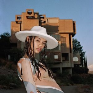 Lack of Color Melodic Fedora - Size Small - Ivory